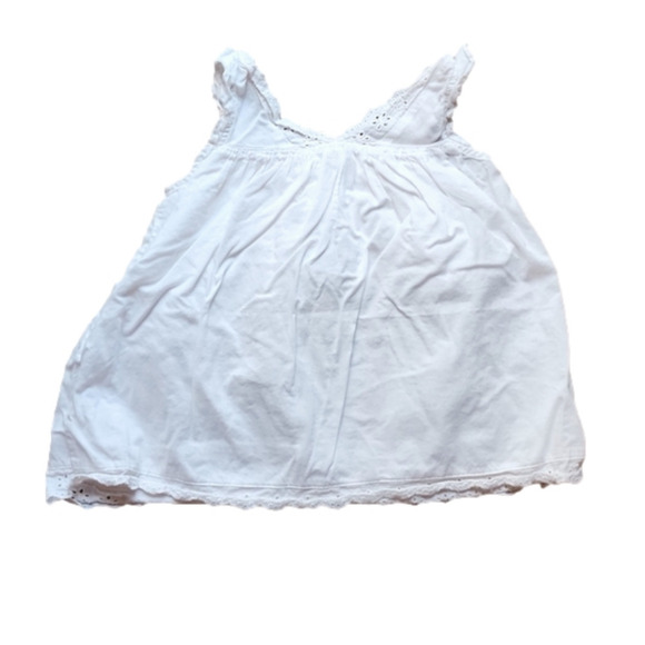 GAP White Eyelet Lace Tank Top - Picture 3 of 3